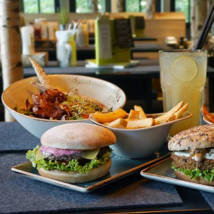 Burger bei Hans im Glück