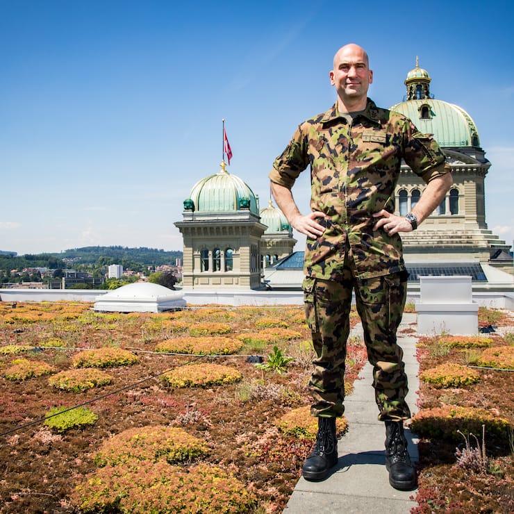 Interview mit dem Chef der Armee, Thomas Sussli. 