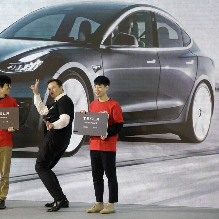 CHINA TESLA Elon Musk