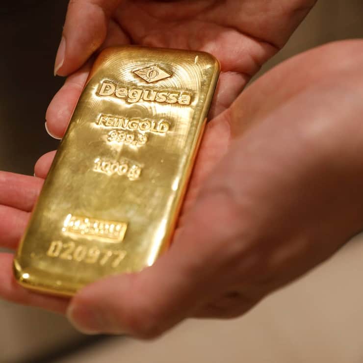Degussa Goldbarren
