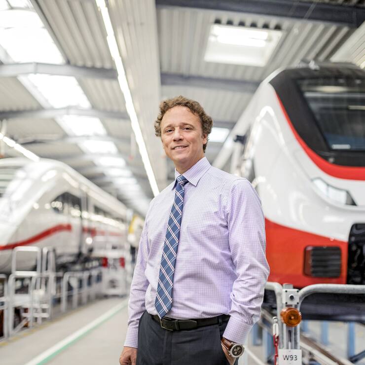 Danny Di Perna is currently the President of Bombardier Transportation, photographer Pepe Lange