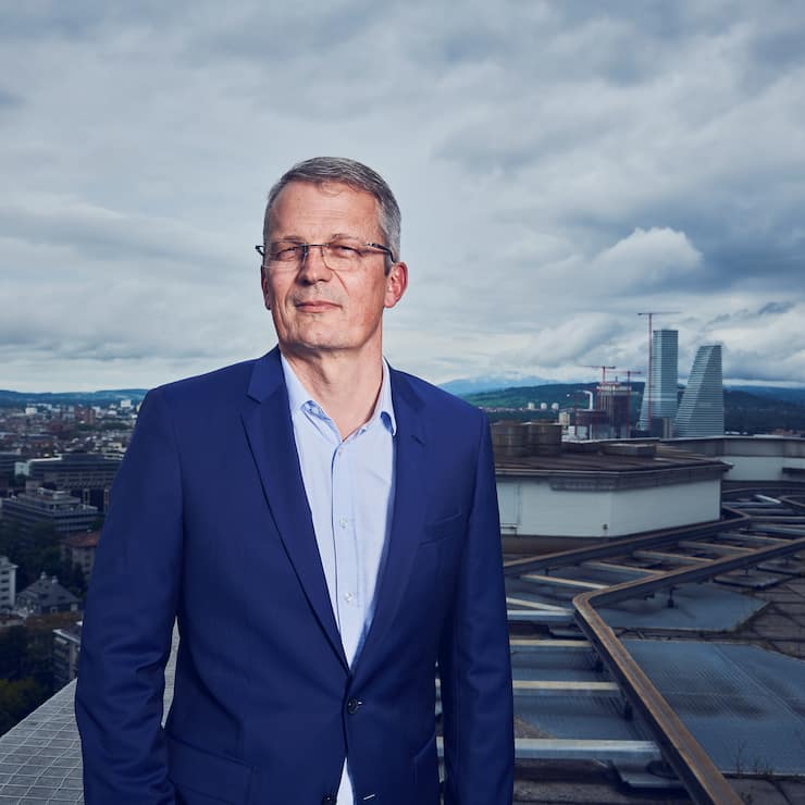 Pierre-Alain Ruffieux (im Bild) war seit November 2020 CEO bei Lonza, kam als Wunschkandidat von Chairman Albert Baehny. Ruffieux konnte die hochgesteckten Erwartungen nicht erfüllen.