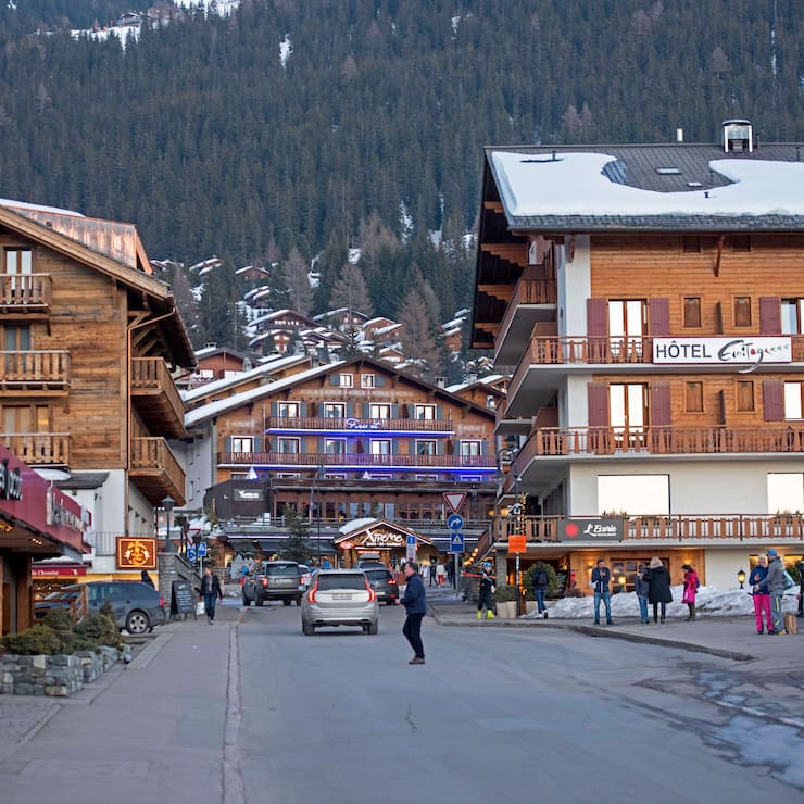 Shopping Center in Verbier.