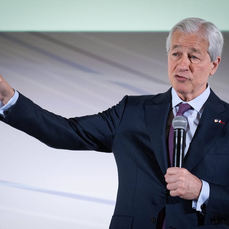 Jamie Dimon, CEO von JP Morgan, bei einem Anlass in Paris, Frankreich (Mai 2025).