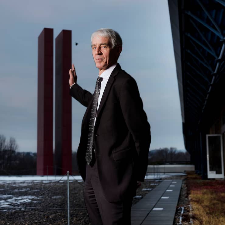Lausanne, décembre 2017. Portrait de Martin Vetterli, directeur de lEPFL pour la série «changement de vie». © Olivier Vogelsang