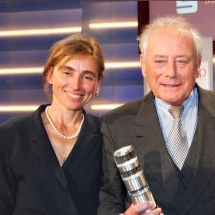 Marian Würth mit ihrem Vater Reinhold Würth.