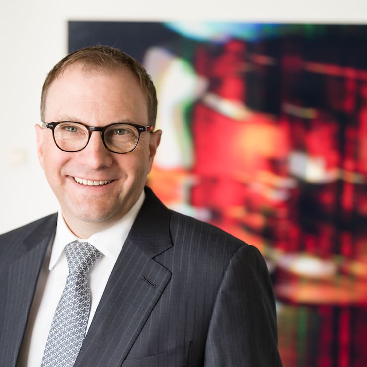 Portrait of Martin Hirzel, CEO Autoneum, taken at its headquarters in Winterthur, Switzerland, on March 29, 2019. (KEYSTONE/Gaetan Bally)Martin Hirzel, CEO Autoneum, portraitiert am 29. Maerz 2019 am Hauptsitz in Winterthur. (KEYSTONE/Gaetan Bally)