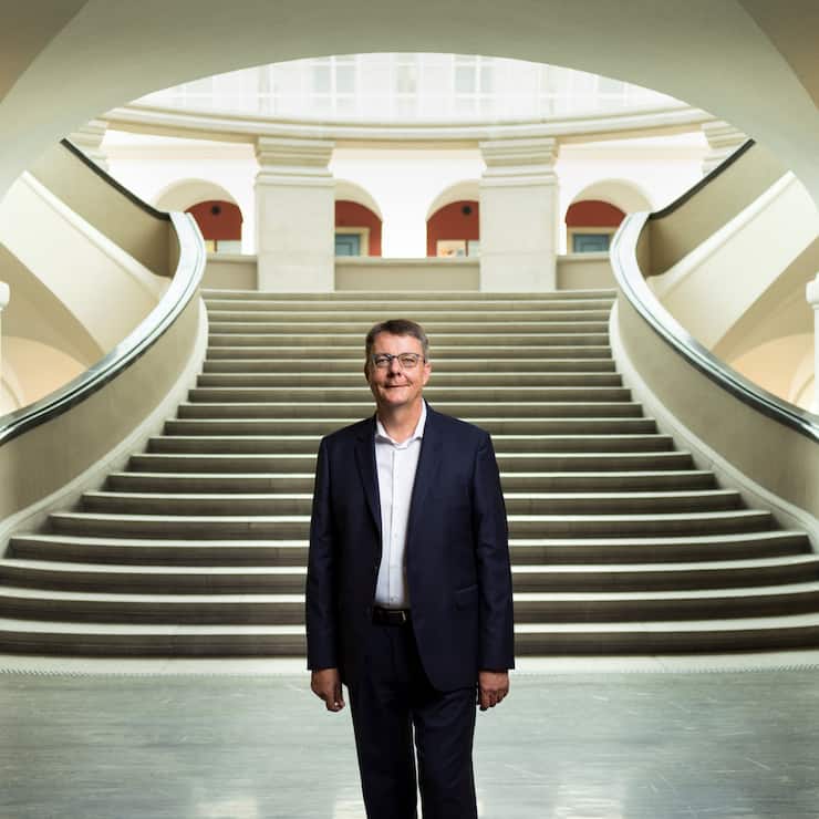 Schaepman ist seit drei Jahren Rektor der Universität Zürich – Grösse und Lage seines Büros sind ihm egal.