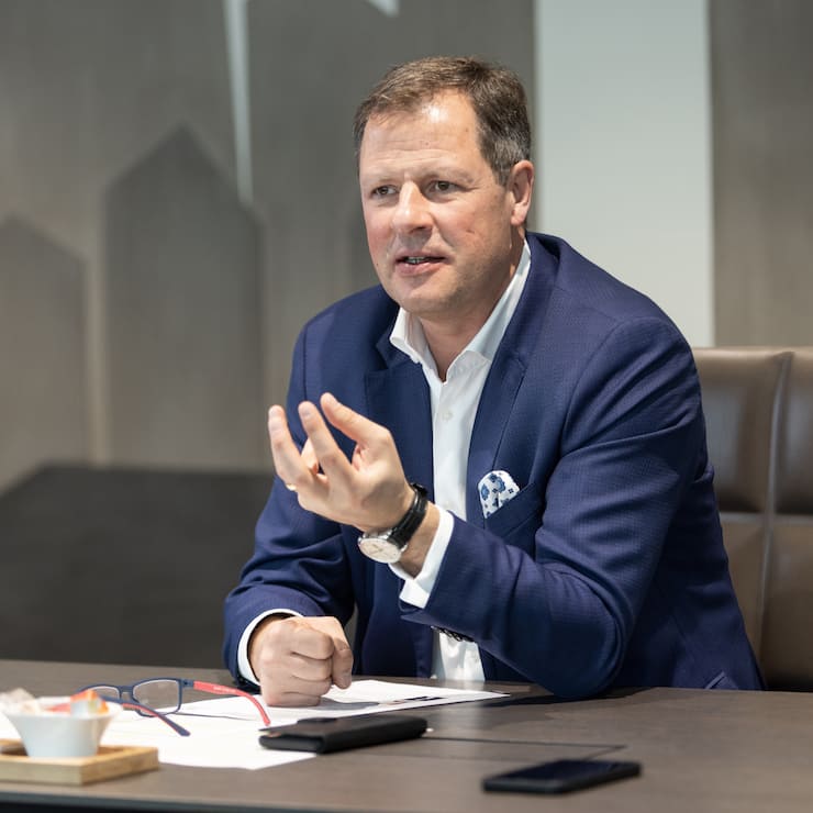 Interview mit Schindler-CEO Thomas Oetterli.LZ| Manuela Jans-Koch