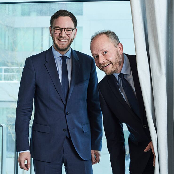 Alex Tobler (links)  und Marcel Rickli von der BEKB