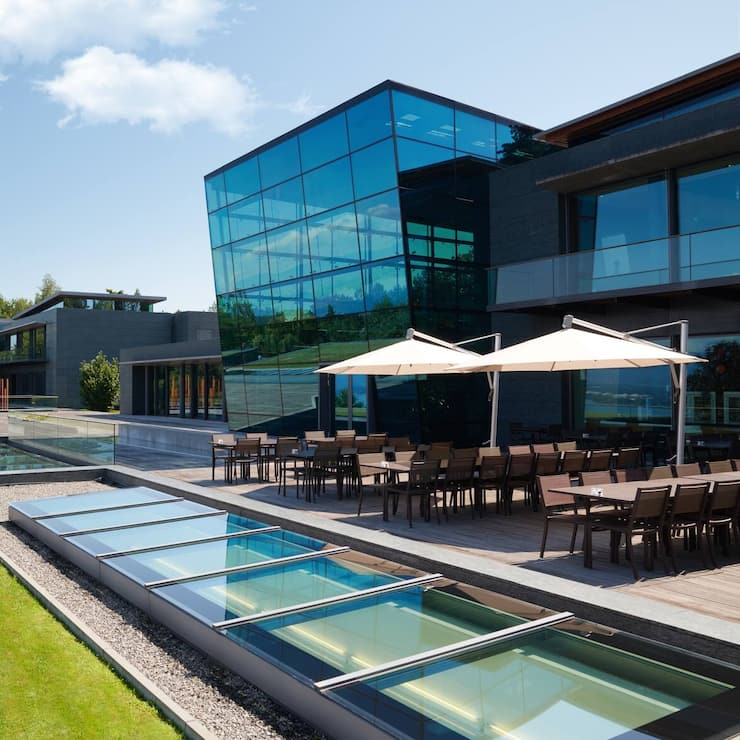 Das World Economic Forum von aussen