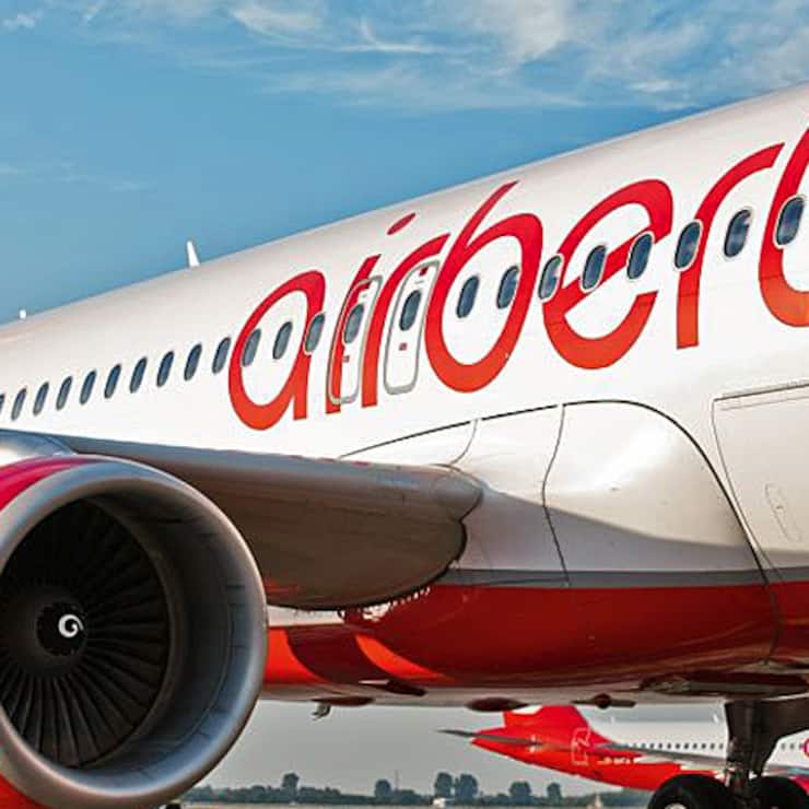 Ein Flugzeug von Airberlin.