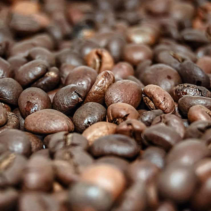 Geröstete Kaffeebohnen.