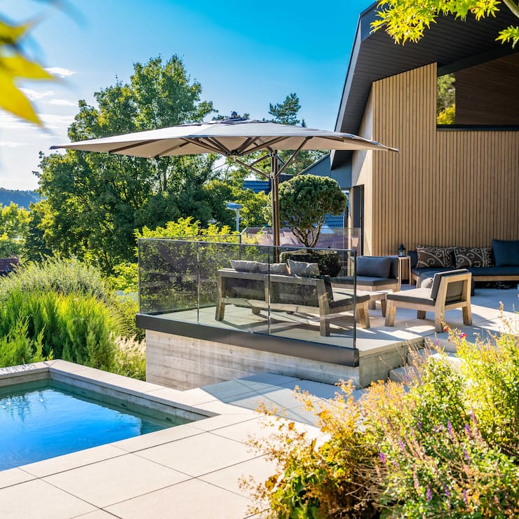 Terrasse, Gartenbau, Homes