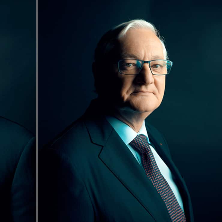 Peter Voser (r.) und Ulrich Spiesshofer