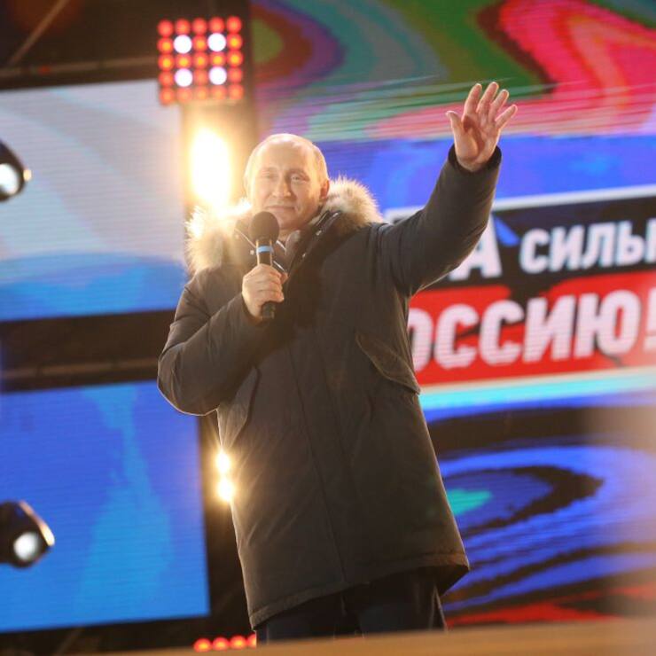 Wladimir Putin gewinnt die Präsidentschaftswahl