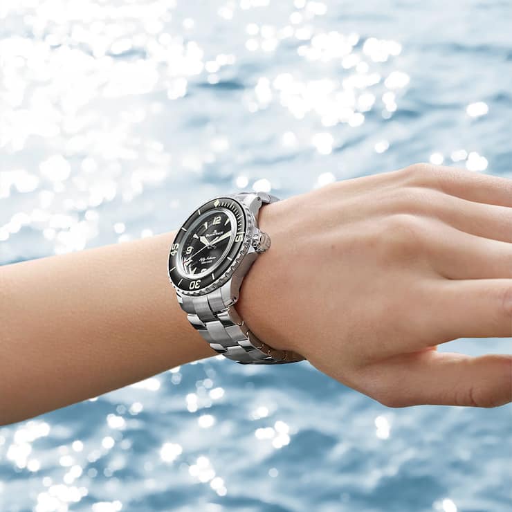 Blancpain Fifty Fathoms 38 mm: Die 42 bis 45 mm grosse Ikone des Hauses gibt es neu in 38 mm.