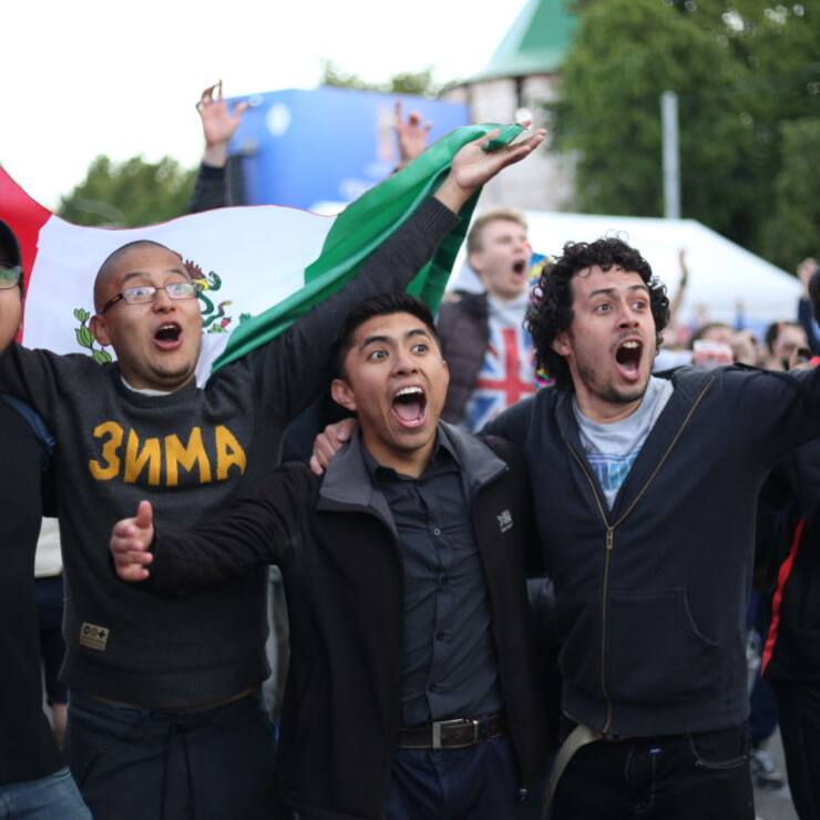 Fans bei der WM-Russland