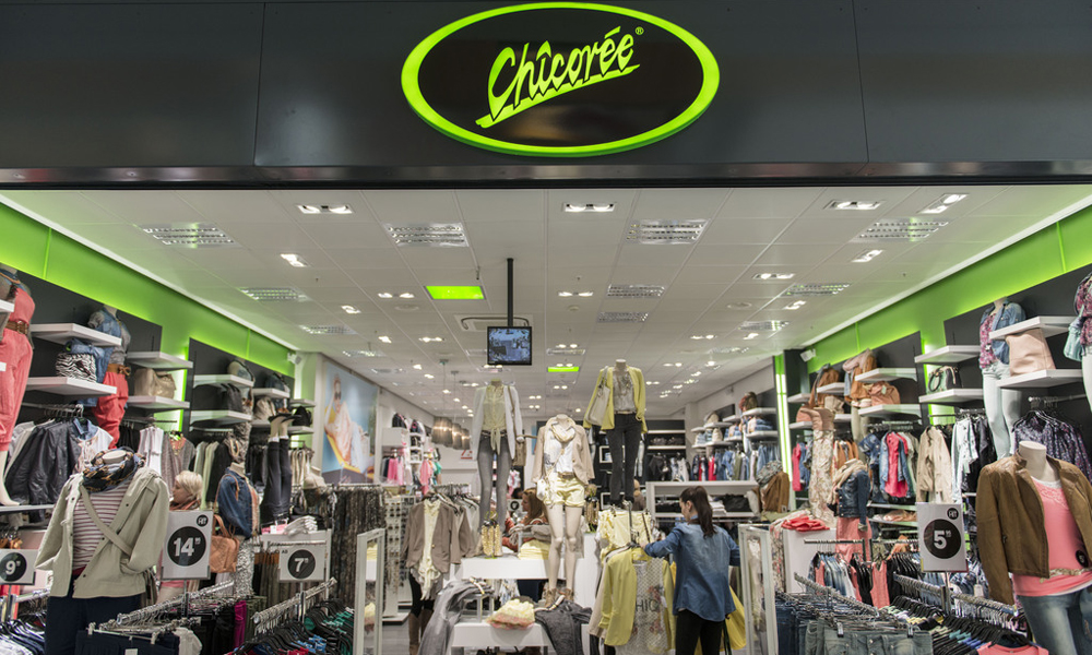 Chicorée-Laden in der Schweiz. 