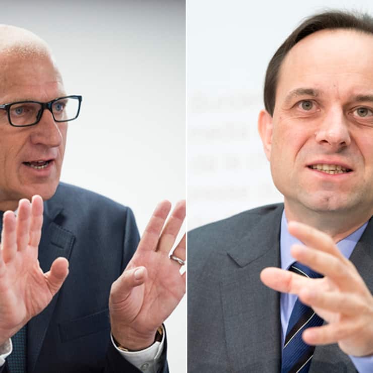 Pierin Vincenz und Mark Branson