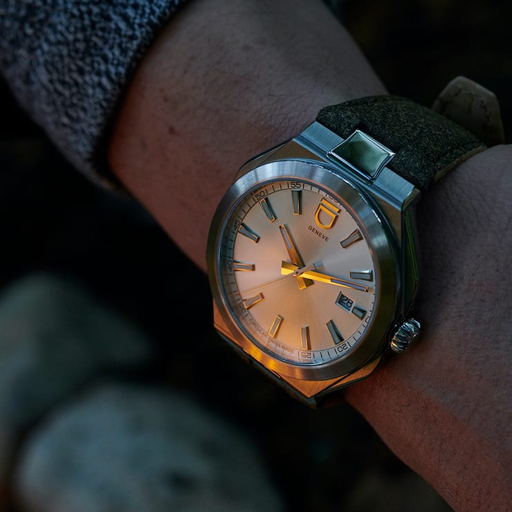 Die nachhaltige Uhr des Genfer Startups ID Genève Watch ist aus Kreislaufwirtschaft, erneuerbaren Ressourcen und wenig Emissionen