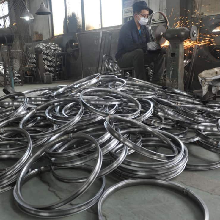 A worker labors in a factory of steel wheel rims in Hangzhou in east China's Zhejiang province Monday, June 04, 2018. The company said its export to the U.S. is one quarter lower due to the ongoing trade disputes.PHOTOGRAPH BY Feature China / Barcroft Images (Photo credit should read Feature China / Barcroft Images / Barcroft Media via Getty Images)