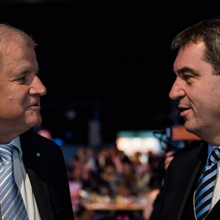 Horst Seehofer und Markus Söder