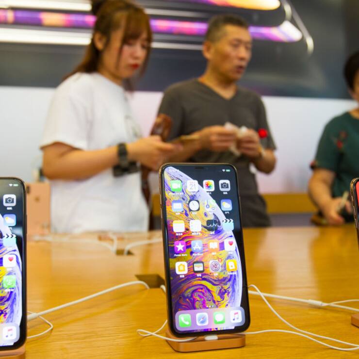 iPhones werden in China zum Verkauf angeboten