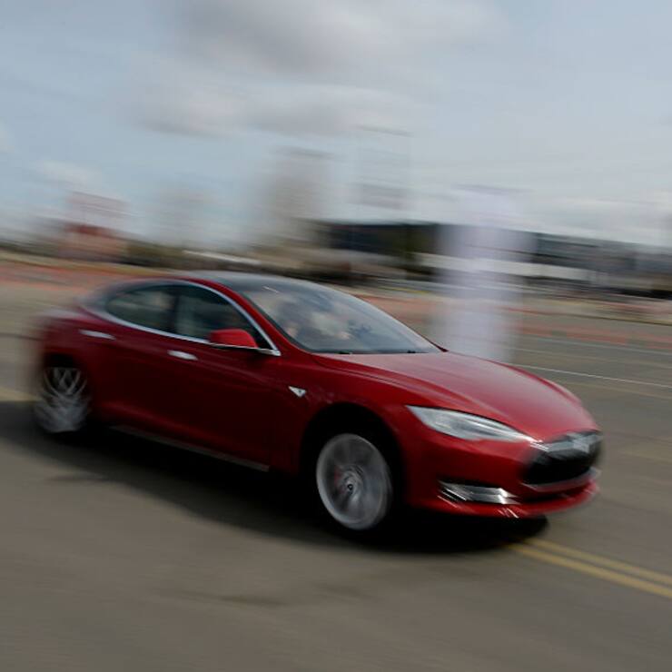 DEVER, CO. - MARCH 13: Clients and media were offered an opportunity to drive the Tesla Motors P85D Model S during a demonstration at Sports Authority Field in Denver, CO  March 13, 2015. Teslas electric motor has instant torque, allowing the vehicle to accelerate from 0 to 60 mph in 3.2 seconds. (Photo By Craig F. Walker / The Denver Post)