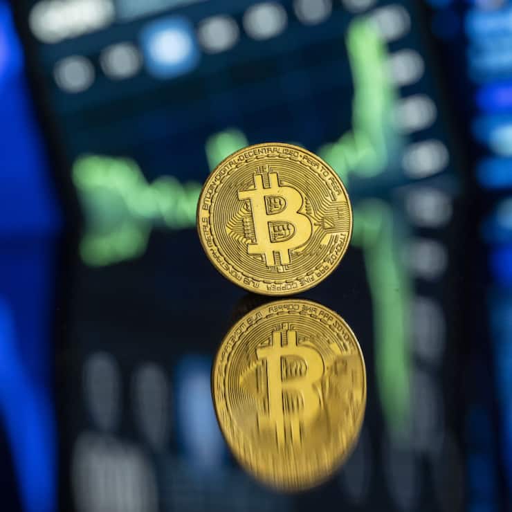 Der Bitcoin kennt momentan nur eine Richtung: nach oben. (Symbolbild)