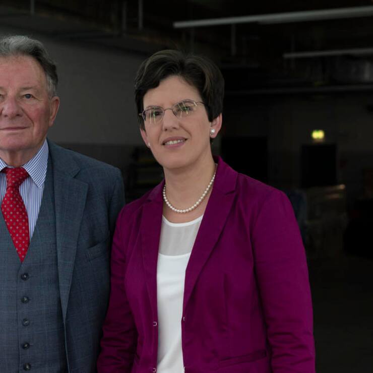 Porträt von Peter und Karin Stüber.