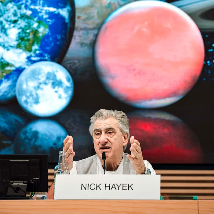 Dank RückkaufprogrammNick Hayek könnte dem Pool schon bald die Mehrheit an der Swatch Group sichern.