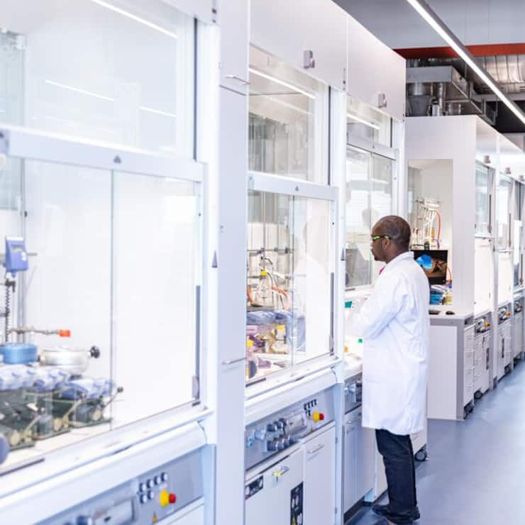 Forschungslabor von Novartis in Basel (2025).