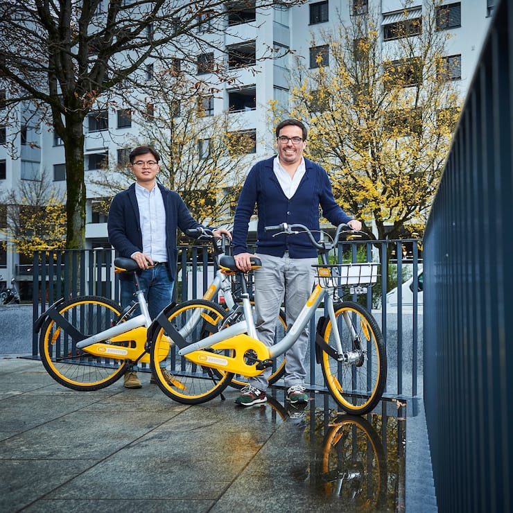 Ric Ye und Daniel Junge von oBike