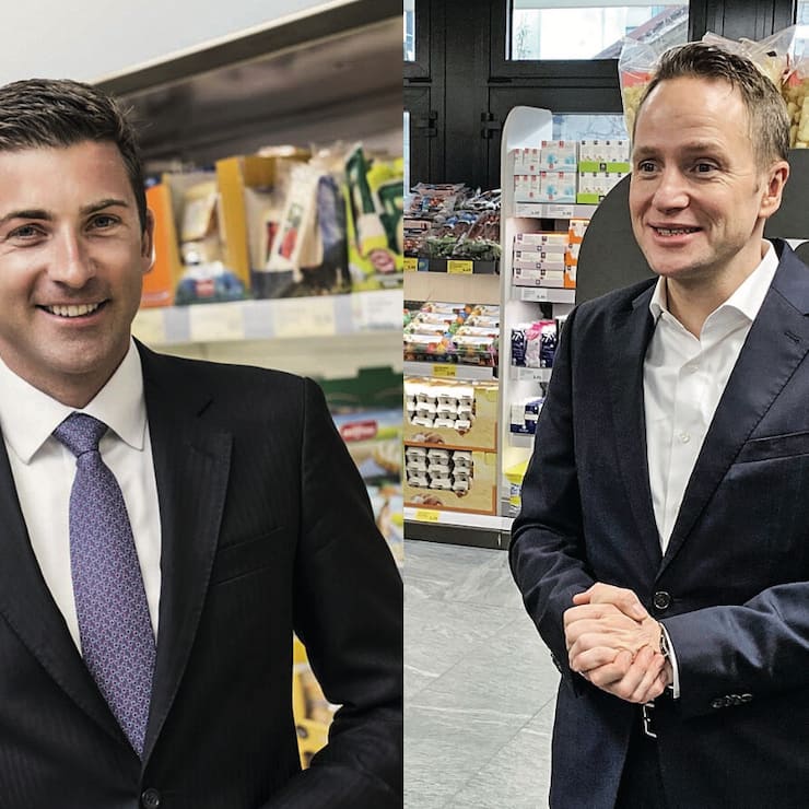 zwei im gleichschrittGünther Helm (l.) und Timo Schuster waren gleichzeitig für Aldi Suisse zuständig, fanden später immer ­wieder zueinander.