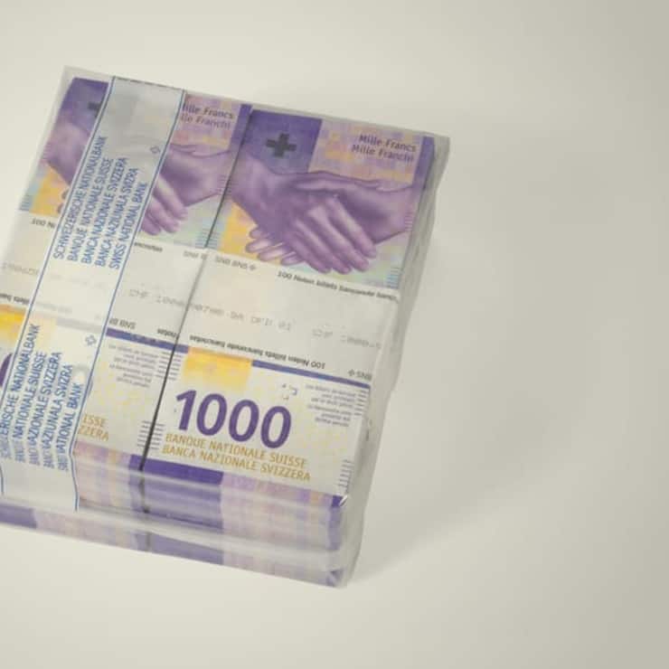 1000 Franken Note schweiz