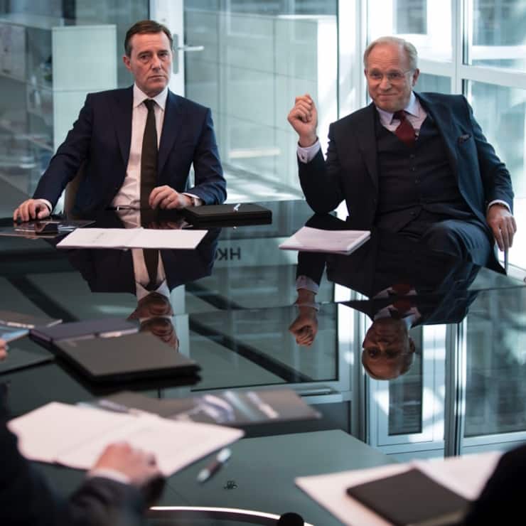 Film Jagdzeit: Alexander Maier und Hans-Werner Brockmann alias Stefan Kurt und Ulrich Tukur