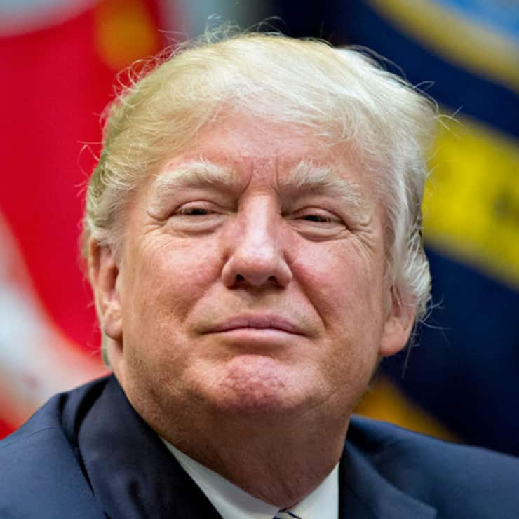 Donald Trump Grinsen