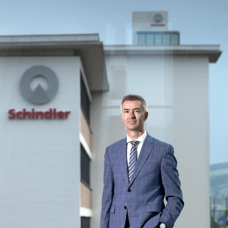 <p>Seit April 2025 führt Franz-Xaver Simmen das Schweiz-Geschäft von Schindler.</p>