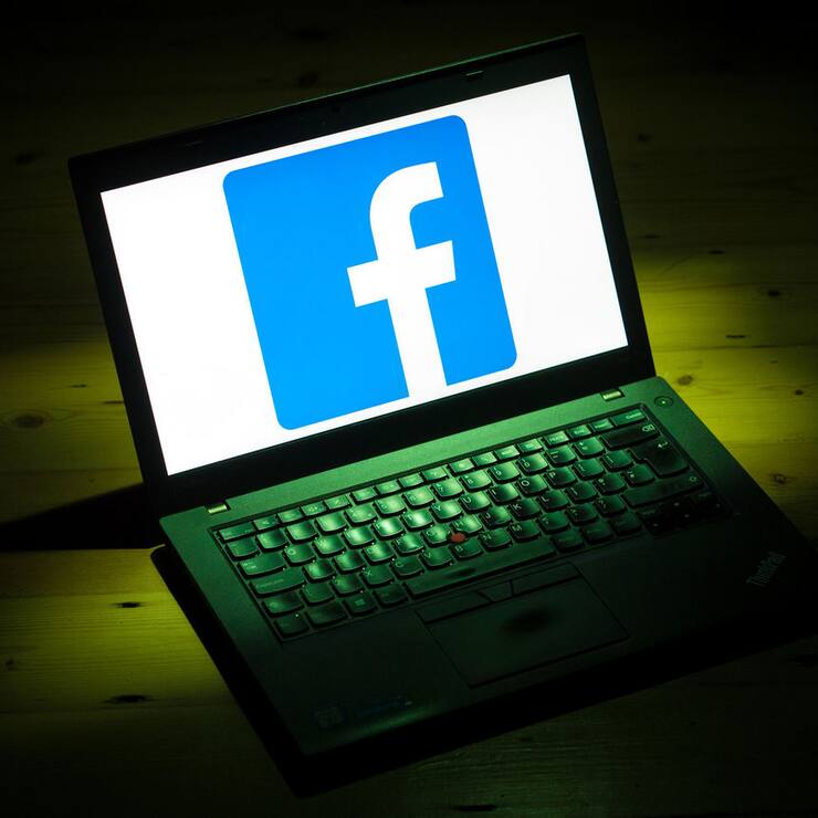 File photo dated 25/03/18 of the Facebook logo on a laptop. The social media giant has revealed that millions of email addresses, phone numbers and other personal user information were compromised during a recent security breach. (KEYSTONE/PRESS ASSOCIATION IMAGES/Dominic Lipinski)