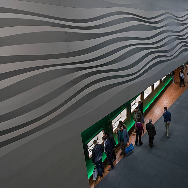 Rolex-Stand an der Baselworld 2018.