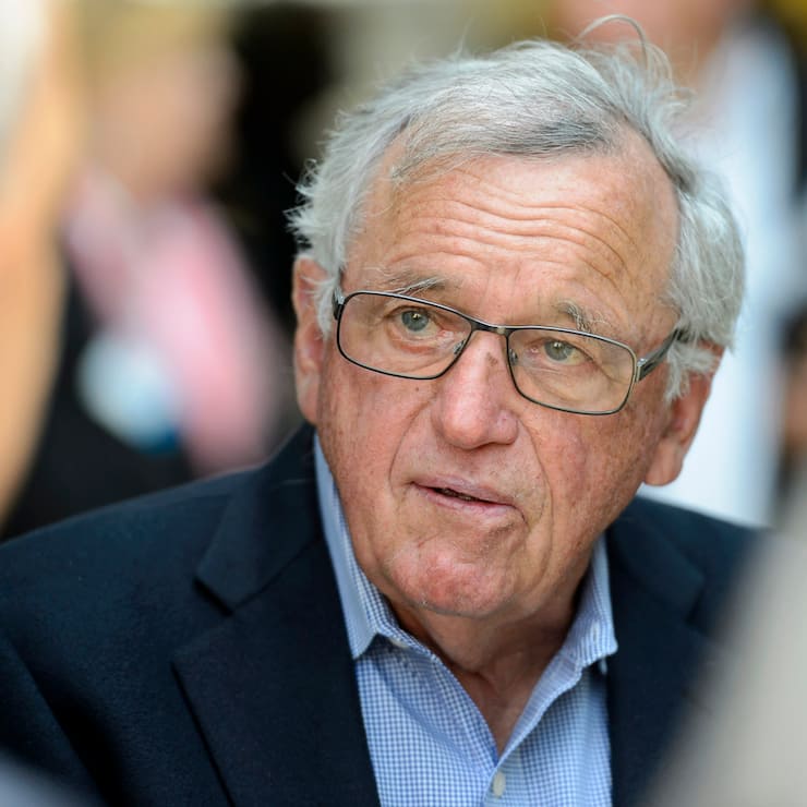 Hansjoerg Wyss founder of Swiss medtech company Synthes, billionaire, patron and President of the Wyss Center during the opening of the Biotech Campus, a research institution for biotechnology and life science, in Geneva, Switzerland, May 22, 2015. The center was created by The Ecole Polytechnique Federale de Lausanne EPFL and the University of Geneva following a donation of CHF 100 million from the Wyss Foundation. (KEYSTONE/Laurent Gillieron)
