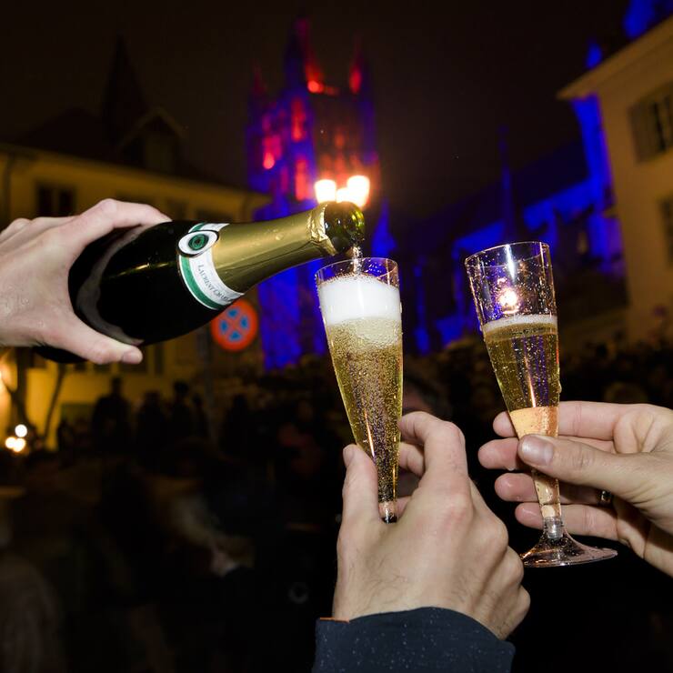 SCHWEIZ NEUJAHR 2018 LAUSANNE