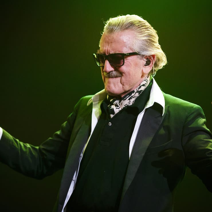 Dieter Meier of the Swiss iconic electronic music band "Yello", performs on the stage of the Montreux Jazz Lab during the 51st Montreux Jazz Festival, in Montreux, Switzerland, Wednesday July 12 2017. The event runs from 30 June to 15 July. (KEYSTONE/Valentin Flauraud)