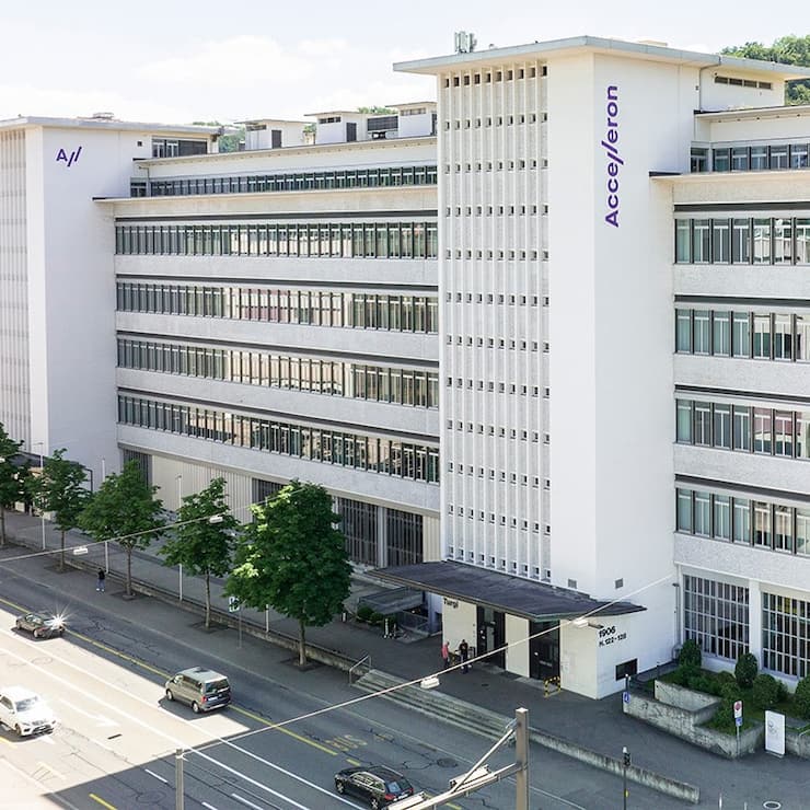 Der Firmensitz von Accelleron in Baden.