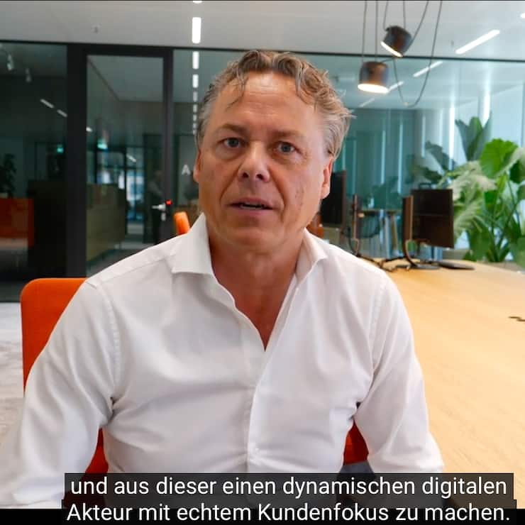 Ralph Hamers in einer Videobotschaft an ING Mitarbeiter