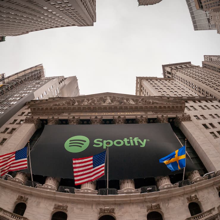 Börsengang von Spotify 