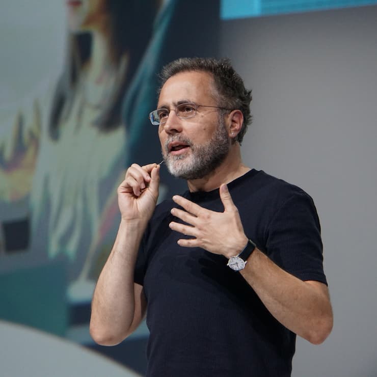 Top-Googler Urs Hölzle bei der Cloud Next in London