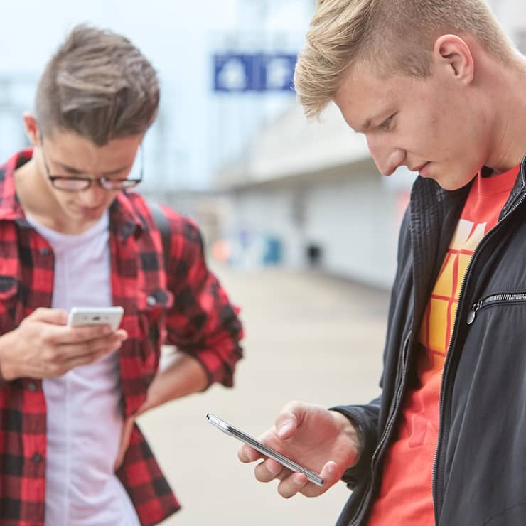 Jugendliche Smartphone