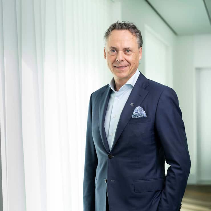 Ralph Hamers, CEO UBS Group AG, portraitiert am 29. Maerz 2021 am Hauptsitz der Firma in Zuerich. (KEYSTONE/Gaetan Bally)